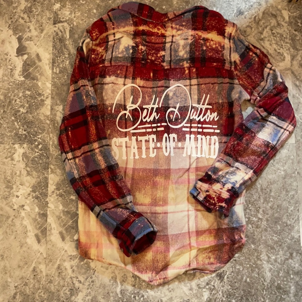 Bleached flannel American Eagle